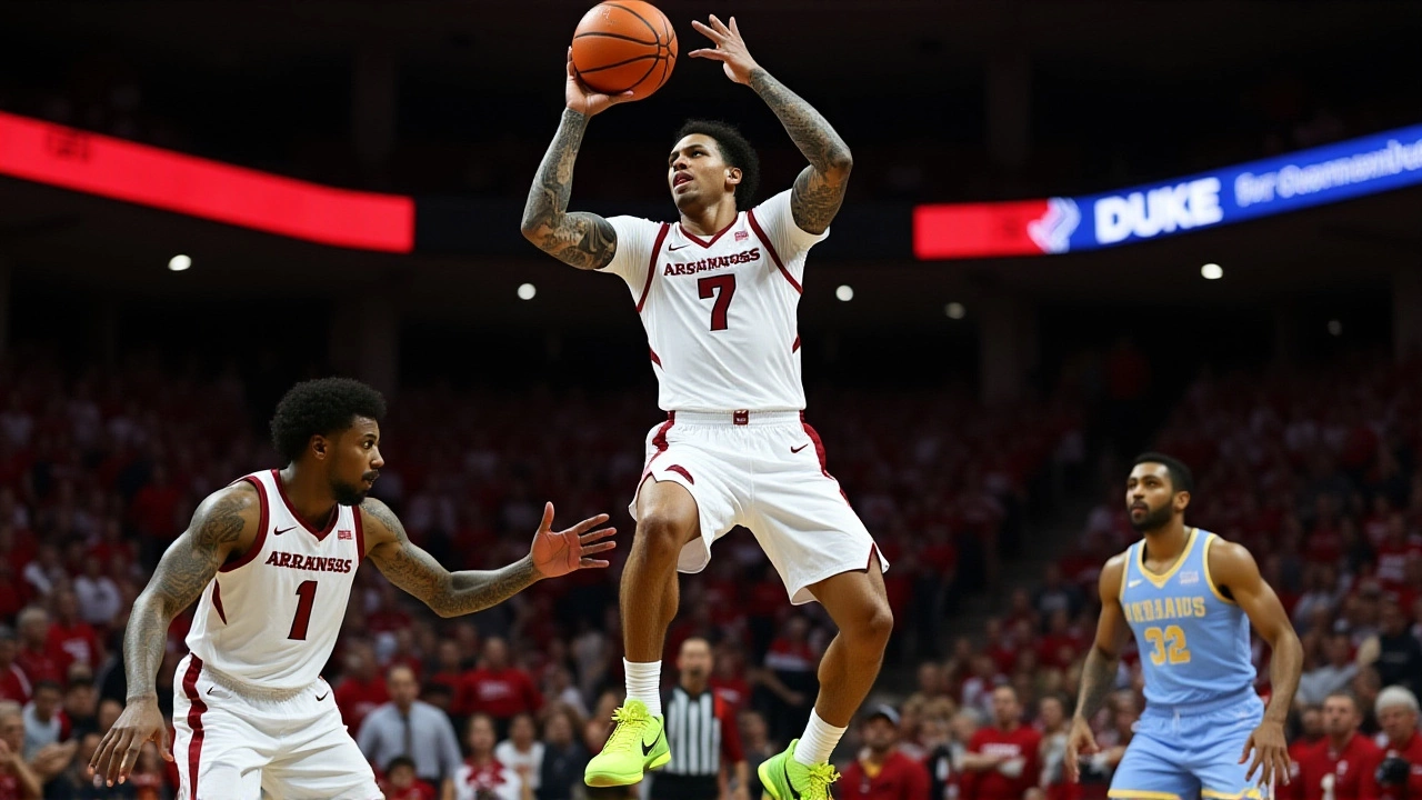 Trevon Brazile Prepares for Duke Showdown: Razorbacks Face No. 4 Blue Devils in Chicago